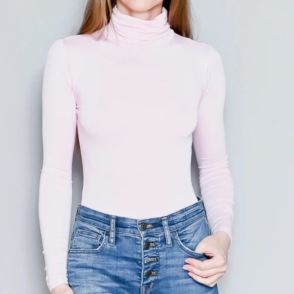 Hill House The Luna Bodysuit - Petal Pink Jersey
